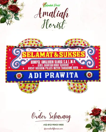 Papan Bunga Ucapan Selamat Dumpil